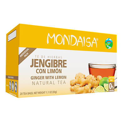 Te Mondaisa jengibre limon 30 g Te Mondaisa jengibre limon 30 g