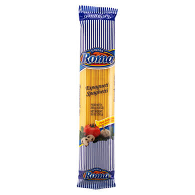 PASTA LARGA ROMA ESPAG PAQ 250GR PASTA LARGA ROMA ESPAG PAQ 250GR