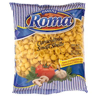 PASTA PEQ ROMA CARACOLITO PAQ 250 GR PASTA PEQ ROMA CARACOLITO PAQ 250 GR