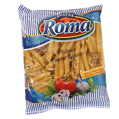 Pasta roma plumas 200 g Pasta roma plumas 200 g