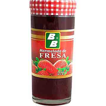 MERMELADA BYB DE VASO FRESA 280 GR MERMELADA BYB DE VASO FRESA 280 GR