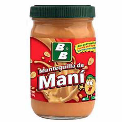 MANTEQUILLA BYB DE MANI 430GR MANTEQUILLA BYB DE MANI 430GR