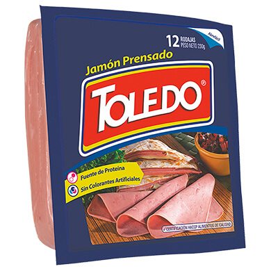 JAMON TOLEDO PRENSADO POPULAR 8 ONZ JAMON TOLEDO PRENSADO POPULAR 8 ONZ