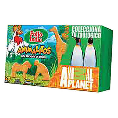 ANIMALITOS POLLO INDIO CAJA POLLO 380GR ANIMALITOS POLLO INDIO CAJA POLLO 380GR