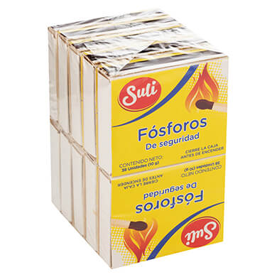 FOSFOROS SULI DE MADERA 10 CAJITAS FOSFOROS SULI DE MADERA 10 CAJITAS