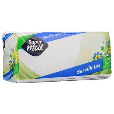 SERVILLETA SUPERMAX SENSILLA BLANCA 100U SERVILLETA SUPERMAX SENSILLA BLANCA 100U