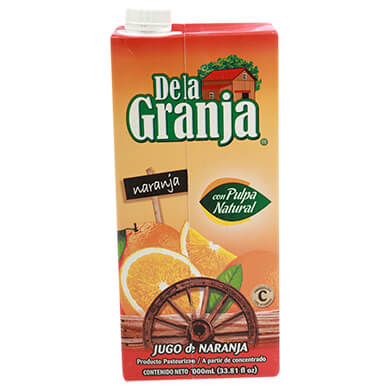 Jugo La Granja naranja 1000 ml Jugo La Granja naranja 1000 ml