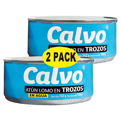ATUN CALVO EN AGUA 2PK 284GR ATUN CALVO EN AGUA 2PK 284GR