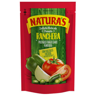 NATURAS SALSA TOMATE RANCHERA 210GR NATURAS SALSA TOMATE RANCHERA 210GR