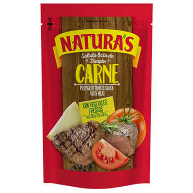 NATURAS SALSA TOMATE CARNE 210GR NATURAS SALSA TOMATE CARNE 210GR