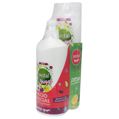 PACK SEDAL SHAMPOO ACONDICIONADOR CREMA PARA PEINAR 640ML PACK SEDAL SHAMPOO ACONDICIONADOR CREMA PARA PEINAR 640ML