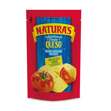 SALSA NATURAS DE TOMATE CON QUESO 106GR SALSA NATURAS DE TOMATE CON QUESO 106GR