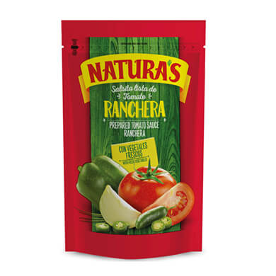 SALSA NATURAS DE TOMATE RANCHERA 106GR SALSA NATURAS DE TOMATE RANCHERA 106GR