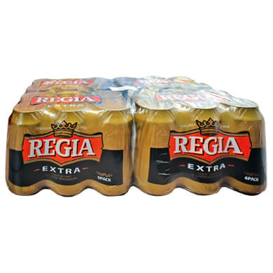 CERVEZA REGIA LATA CAJ COMPLETA 24PK 85 CERVEZA REGIA LATA CAJ COMPLETA 24PK 85