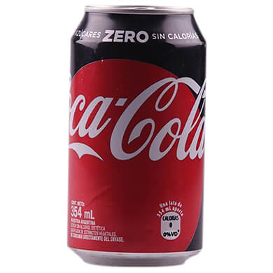 GASEOSA COCA COLA ZERO LATA 354 ML GASEOSA COCA COLA ZERO LATA 354 ML