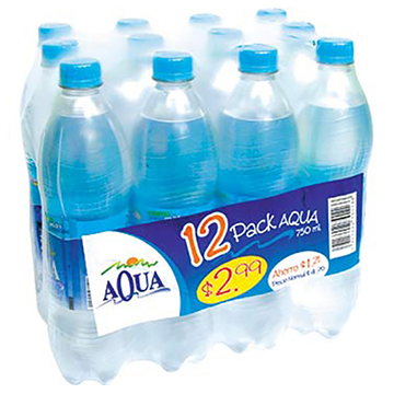 AGUA AQUA PURA 12 PACK 750 ML AGUA AQUA PURA 12 PACK 750 ML