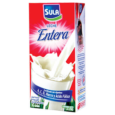LECHE UHT ENTERA SULA 1000ML LECHE UHT ENTERA SULA 1000ML
