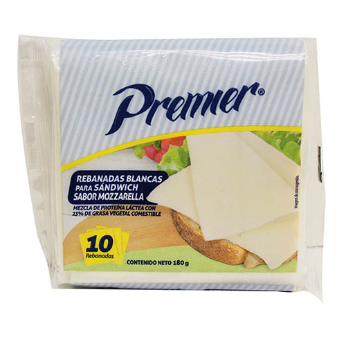 Queso blanco Premier mozarella 180 g Queso blanco Premier mozarella 180 g