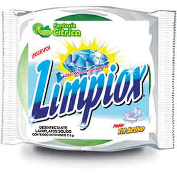 LAVAPLATOS LIMPIOX DISCO LIMON 115GR LAVAPLATOS LIMPIOX DISCO LIMON 115GR