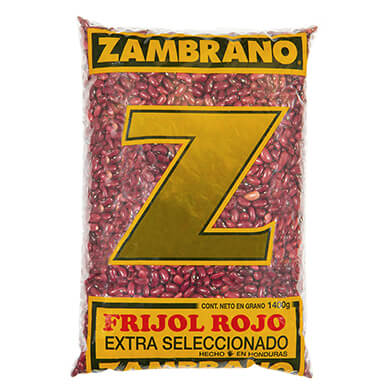 FRIJOL ZAMBRANO ROJO EXTRA 1400GR FRIJOL ZAMBRANO ROJO EXTRA 1400GR