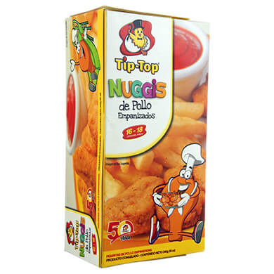 Nugget Tip Top empanizado de pollo 340 g Nugget Tip Top empanizado de pollo 340 g