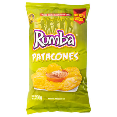 PATACONES RUMBA CON SAL 250 GR PATACONES RUMBA CON SAL 250 GR
