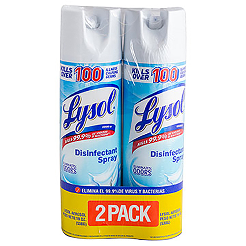 DESINFECTANTE LYSOL SPRAY 2PACK 538GR DESINFECTANTE LYSOL SPRAY 2PACK 538GR