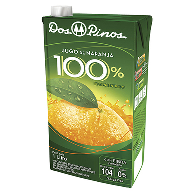 JUGO DOS PINOS 100 NARANJA TETRA 1000ML JUGO DOS PINOS 100 NARANJA TETRA 1000ML