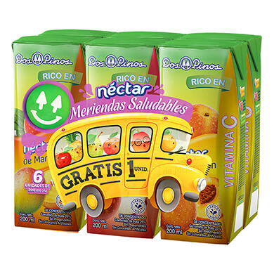 NECTAR DOS PINOS SURTIDO 6PACK 200ML NECTAR DOS PINOS SURTIDO 6PACK 200ML