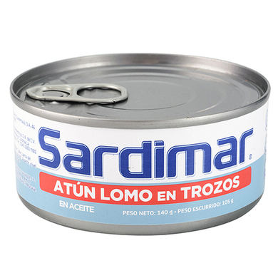 ATUN SARDIMAR TROZOS EN ACEITE 140GR ATUN SARDIMAR TROZOS EN ACEITE 140GR