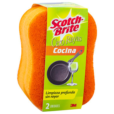 ESPONJA SCOTCH BRITE 2BLE USO 0RAYA 2U ESPONJA SCOTCH BRITE 2BLE USO 0RAYA 2U