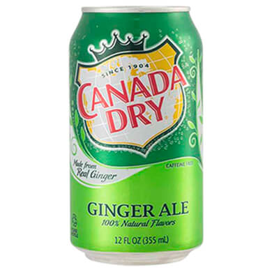 Resfresco gaseoso Canada Dry ginger ale lata 355 ml Resfresco gaseoso Canada Dry ginger ale lata 355 ml