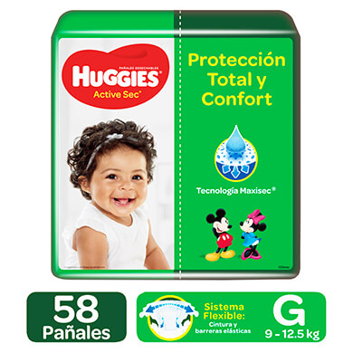 PANAL HUGGIES ACTIVE SEC SUP MEGA G 58EA PANAL HUGGIES ACTIVE SEC SUP MEGA G 58EA