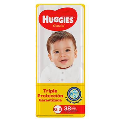 PANAL HUGGIES CLASICO MEGA TG 38U PANAL HUGGIES CLASICO MEGA TG 38U