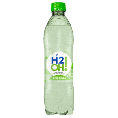 AGUA GASIFICADA H2OH LIMA LIMO PET 600ML AGUA GASIFICADA H2OH LIMA LIMO PET 600ML