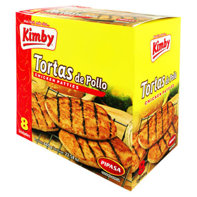 TORTA KIMBY CONGELADO POLLO 8U 640GR TORTA KIMBY CONGELADO POLLO 8U 640GR