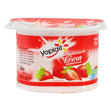 YOGURT YOPLAIT FRESA 125GR YOGURT YOPLAIT FRESA 125GR
