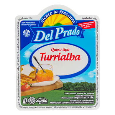 QUESO DEL PRADO TURRIALBA 500GR QUESO DEL PRADO TURRIALBA 500GR
