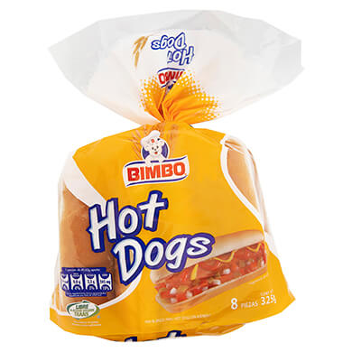 Pan Bimbo boller hot dog 275 g Pan Bimbo boller hot dog 275 g