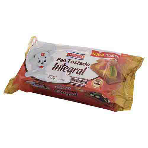 Pan Bimbo tostado integral 250 g Pan Bimbo tostado integral 250 g
