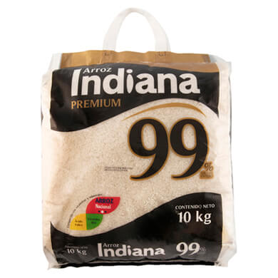 ARROZ INDIANA SACO GRAN ENTER 99 10000GR ARROZ INDIANA SACO GRAN ENTER 99 10000GR