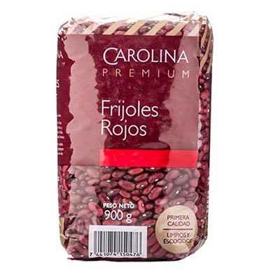 FRIJOL ROJ CAROLIN BOLSA 900 GR FRIJOL ROJ CAROLIN BOLSA 900 GR