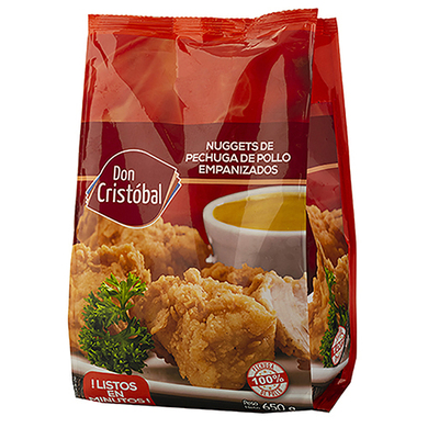 POLLO DON CRISTOBA CONG NUGGET EMP 650GR POLLO DON CRISTOBA CONG NUGGET EMP 650GR