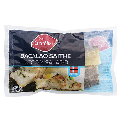 BACALAO SAITHE 250GRS BACALAO SAITHE 250GRS