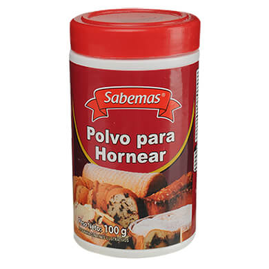 POLVO P HORNEAR SABEMAS 100 GR POLVO P HORNEAR SABEMAS 100 GR