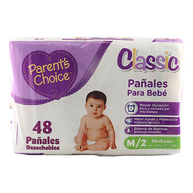 Panal Parents Choice mega M 48 unidades Panal Parents Choice mega M 48 unidades