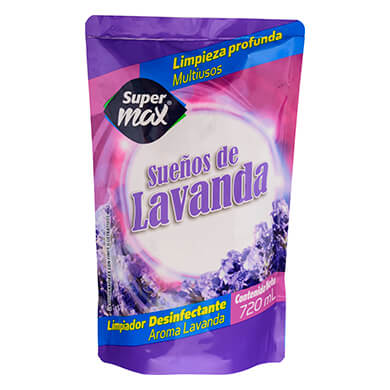 DESINFECTANTE SUPERMAX LAVANDA 720ML DESINFECTANTE SUPERMAX LAVANDA 720ML