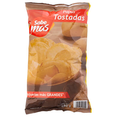 PAPA SABEMAS TOSTADA BOLSA 180GR PAPA SABEMAS TOSTADA BOLSA 180GR