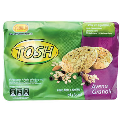 GALLETA POZUELO AVENA GRANOLA 156GR GALLETA POZUELO AVENA GRANOLA 156GR