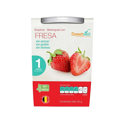 SUSPIRO SWEETWELL CUBO FRESA 30GR SUSPIRO SWEETWELL CUBO FRESA 30GR